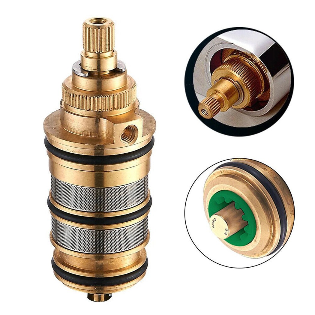 Shower Valve Cartridge - Brass Replacement Thermostatic Cartridge Shower Mixer