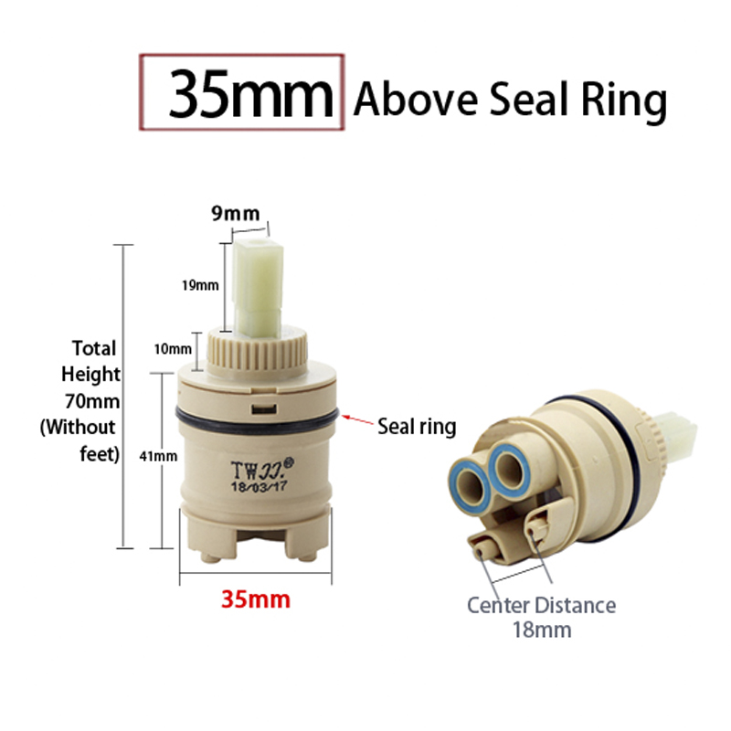 Tap Mixing High Spool Valve 35 - Shower Valve Cartridge 评论和价格